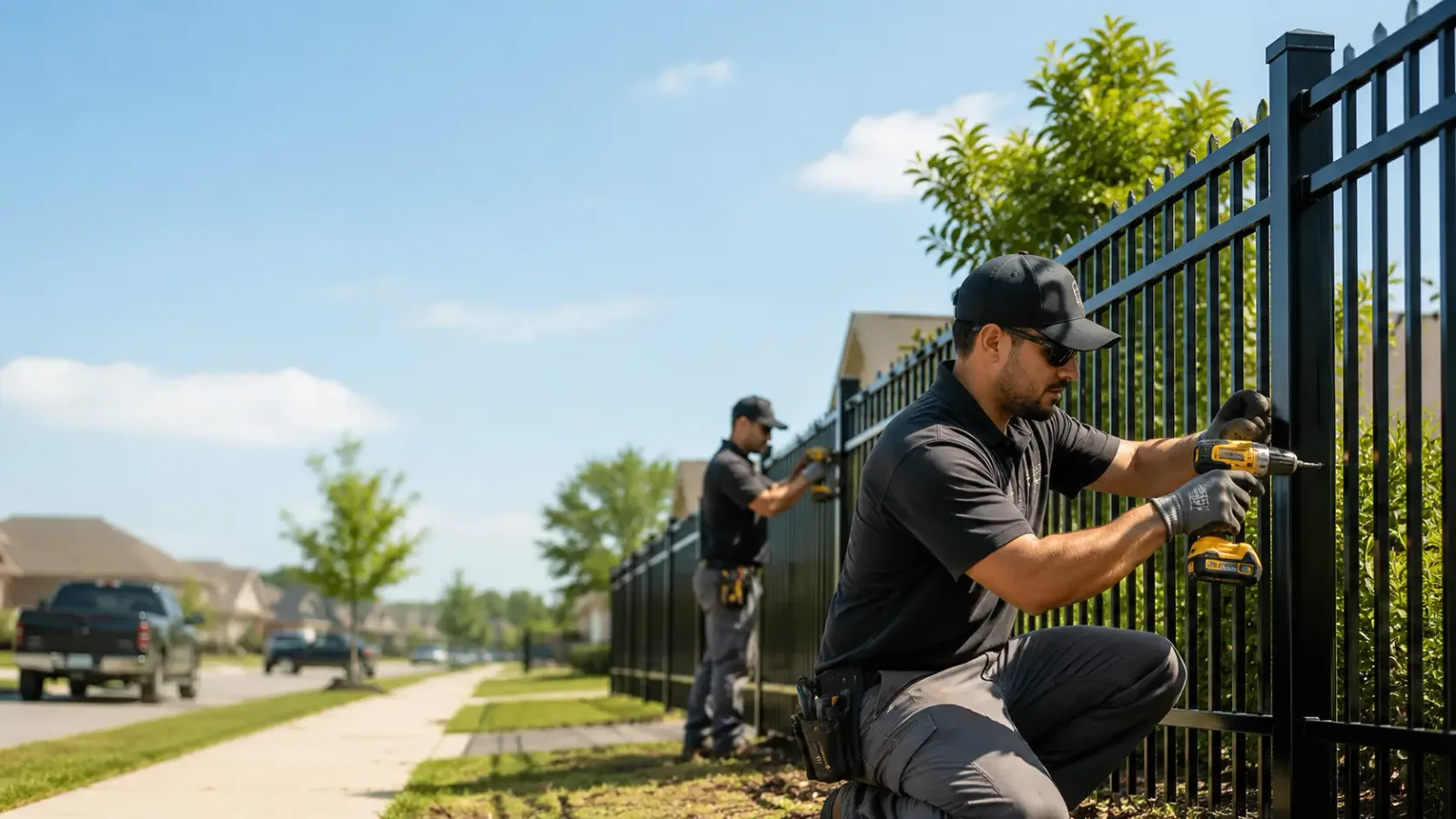 Metal Fence Installation in Fallston, MD